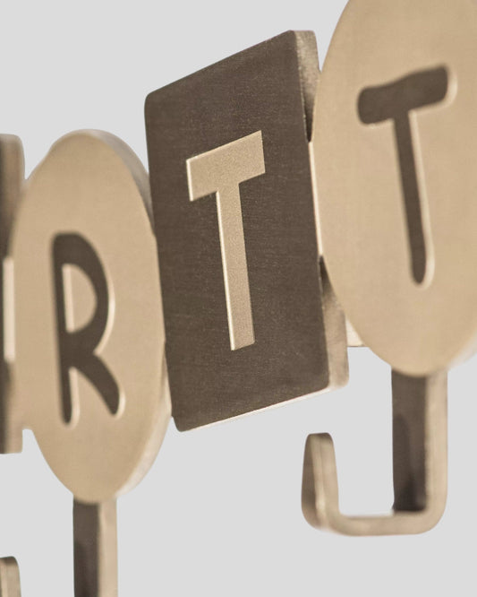 Carhartt || ABC Wall Coat Hanger - Gold Carhartt