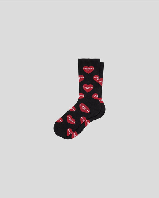 Carhartt || Chaussettes - Heart Logo Socks - Black Carhartt