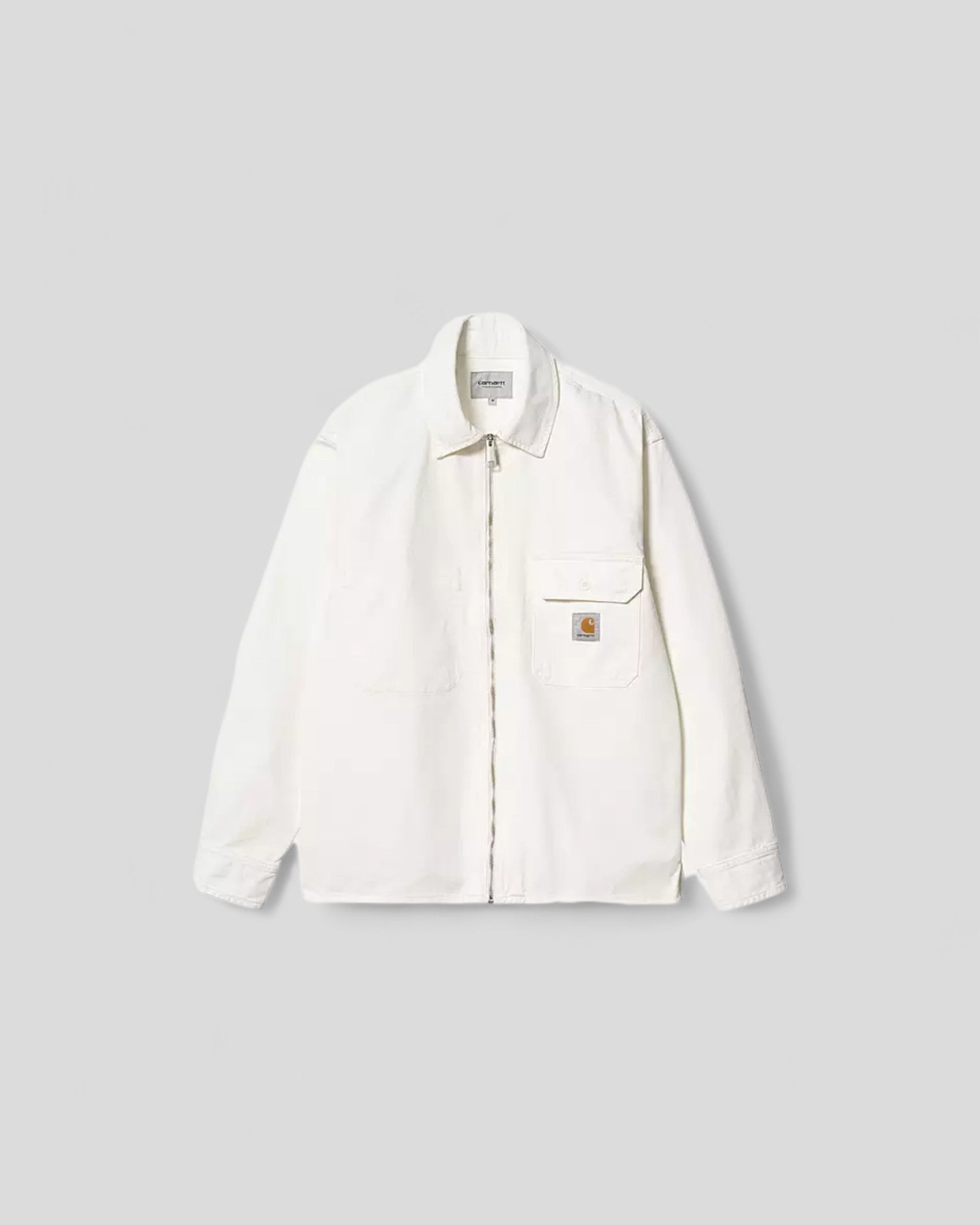 Carhartt || Rainer Shirt Jacket - Off-White Rinsed Carhartt