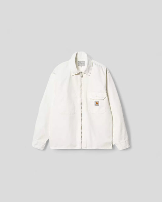 Carhartt || Rainer Shirt Jacket - Off-White Rinsed Carhartt