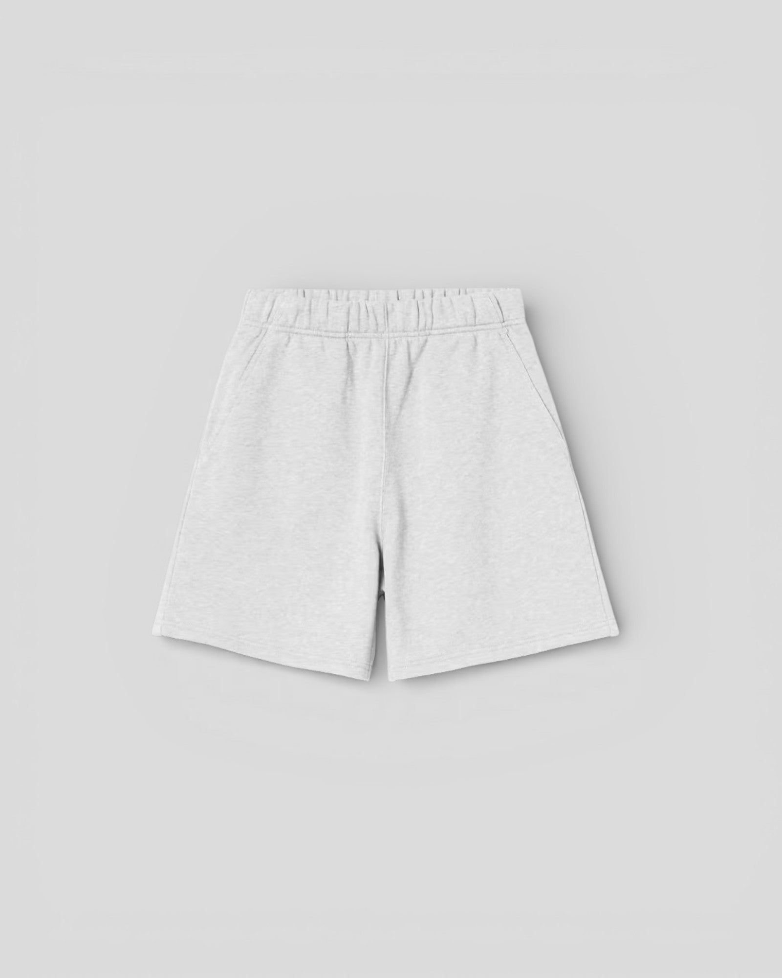 Carhartt || W' Brenta Sweat Short - Ash Heather / White, Heavy stone wash Carhartt