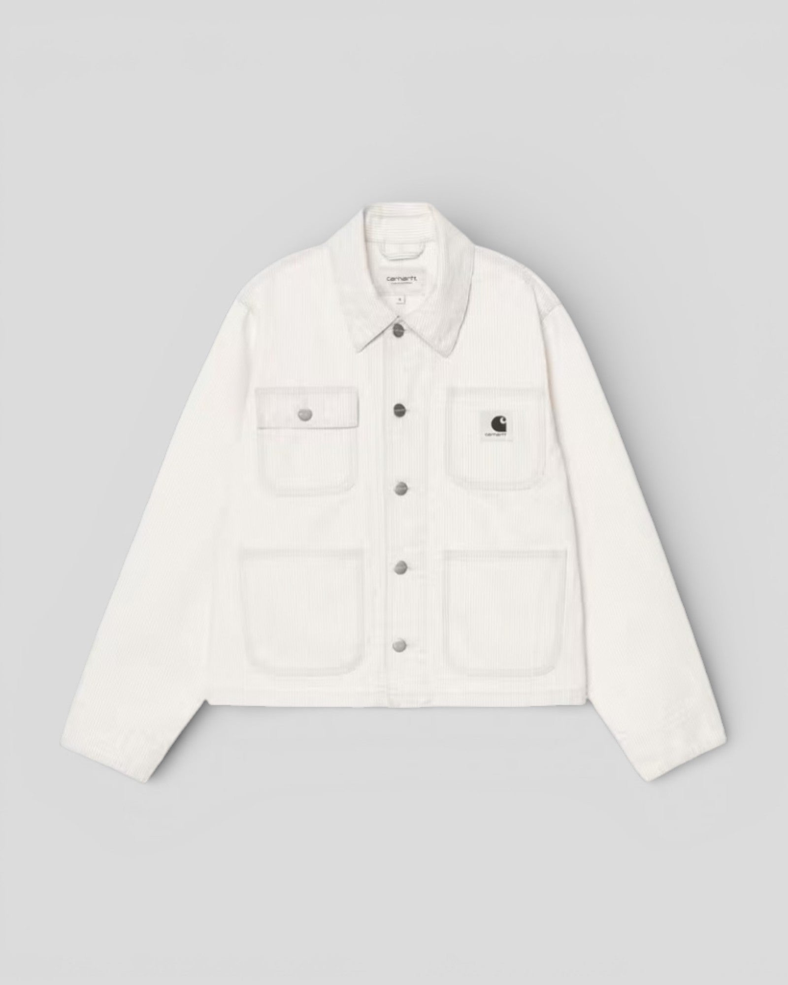 Carhartt || W' Mercer Chore Coat - Mercer Stripe, Graphite / Wax, Bleached Carhartt