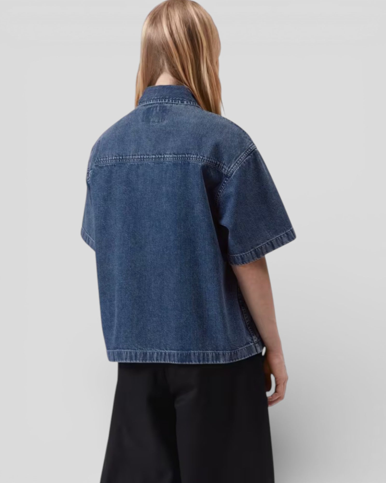 Carhartt || W' S/S Lovilia Shirt - Blue Stone Washed Carhartt