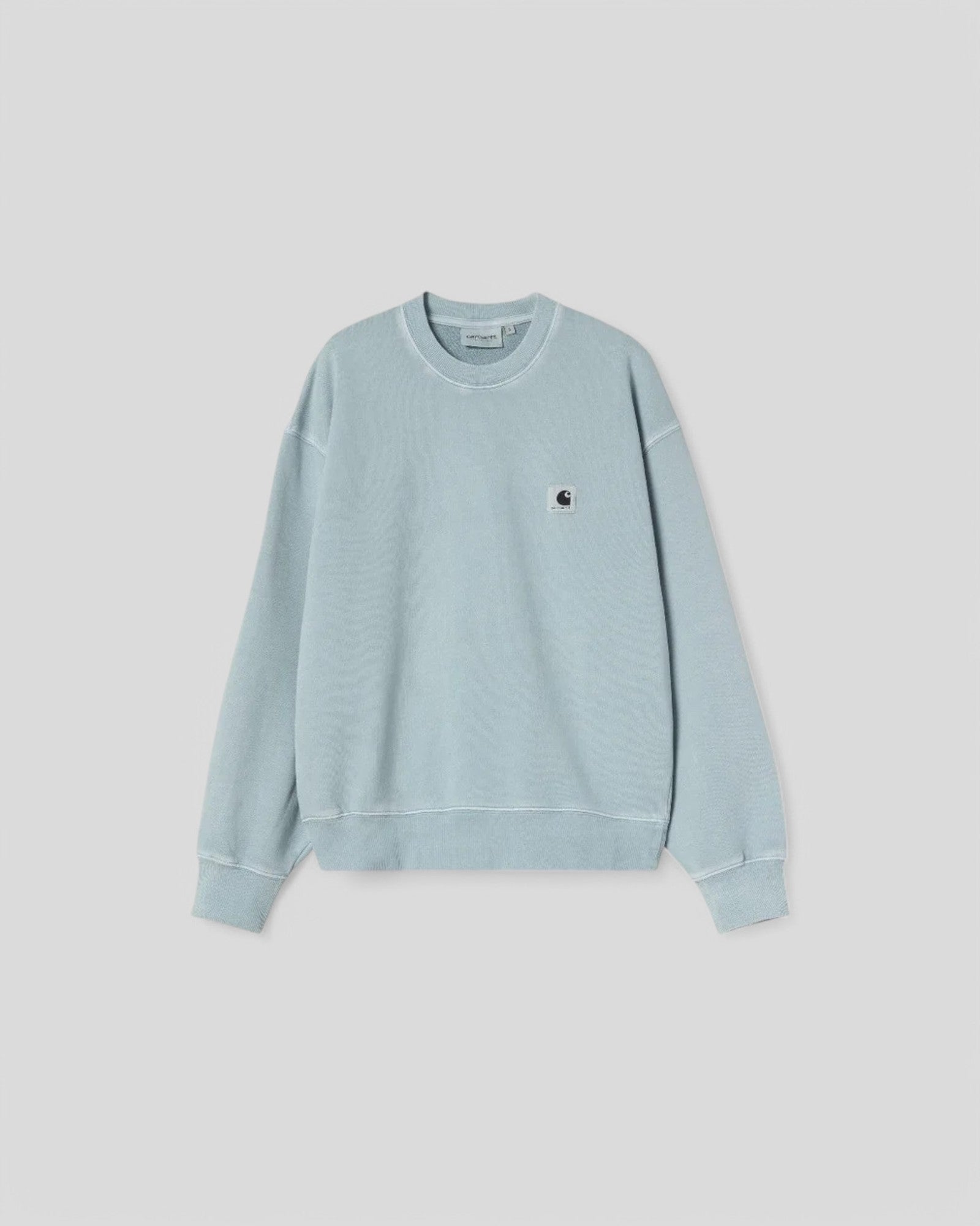 Carhartt || W' Nelson Sweat - Dusty Ice Garment Dyed Carhartt