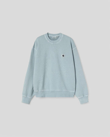 Carhartt || W' Nelson Sweat - Dusty Ice Garment Dyed Carhartt