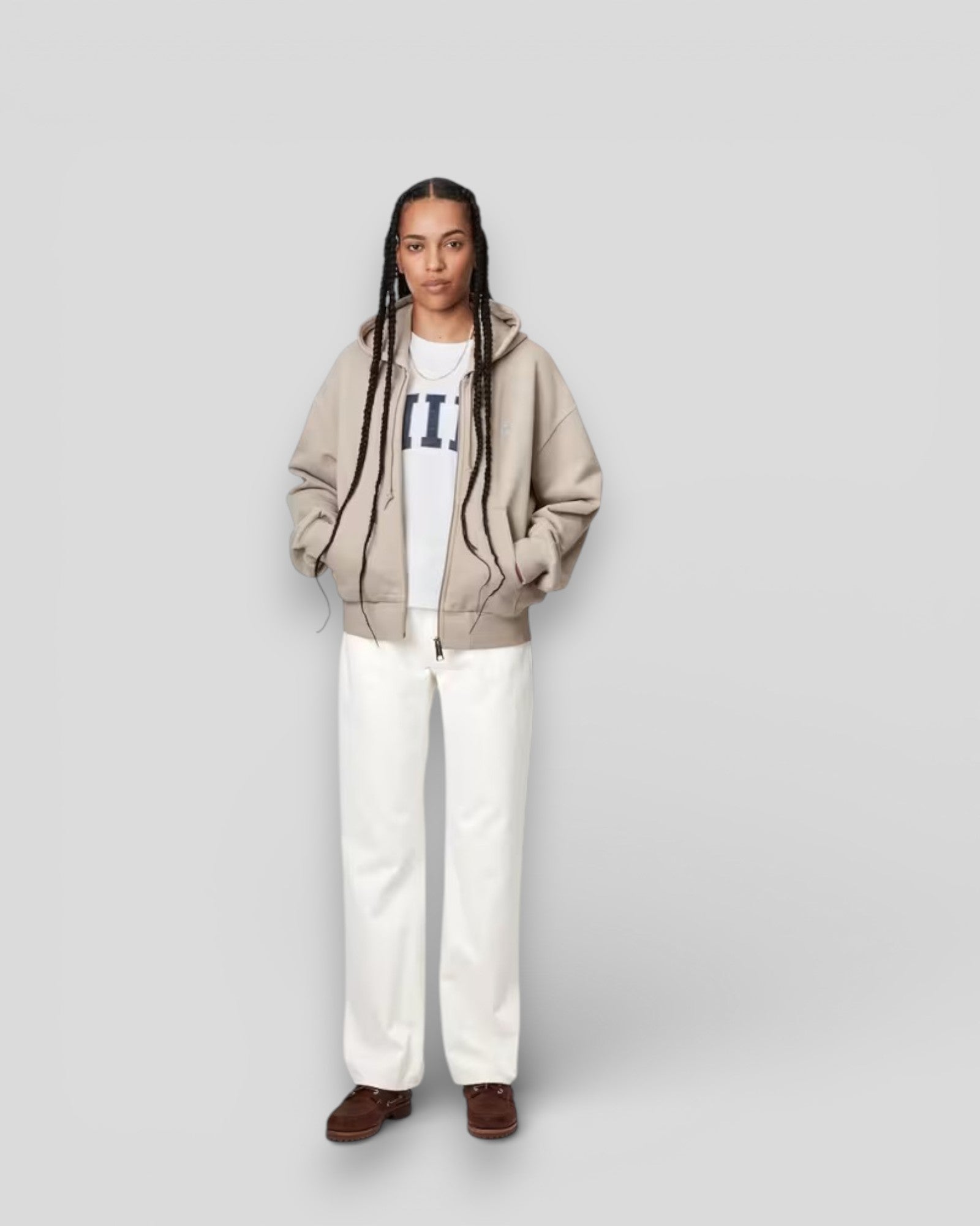 Carhartt || W' Noxon Pant - White Rinsed Carhartt