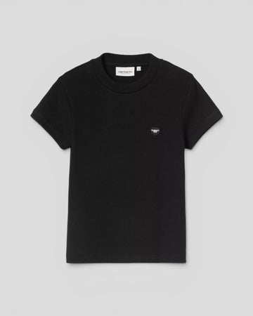 Carhartt || W' S/S Small Heart Patch T-Shirt - Black Carhartt