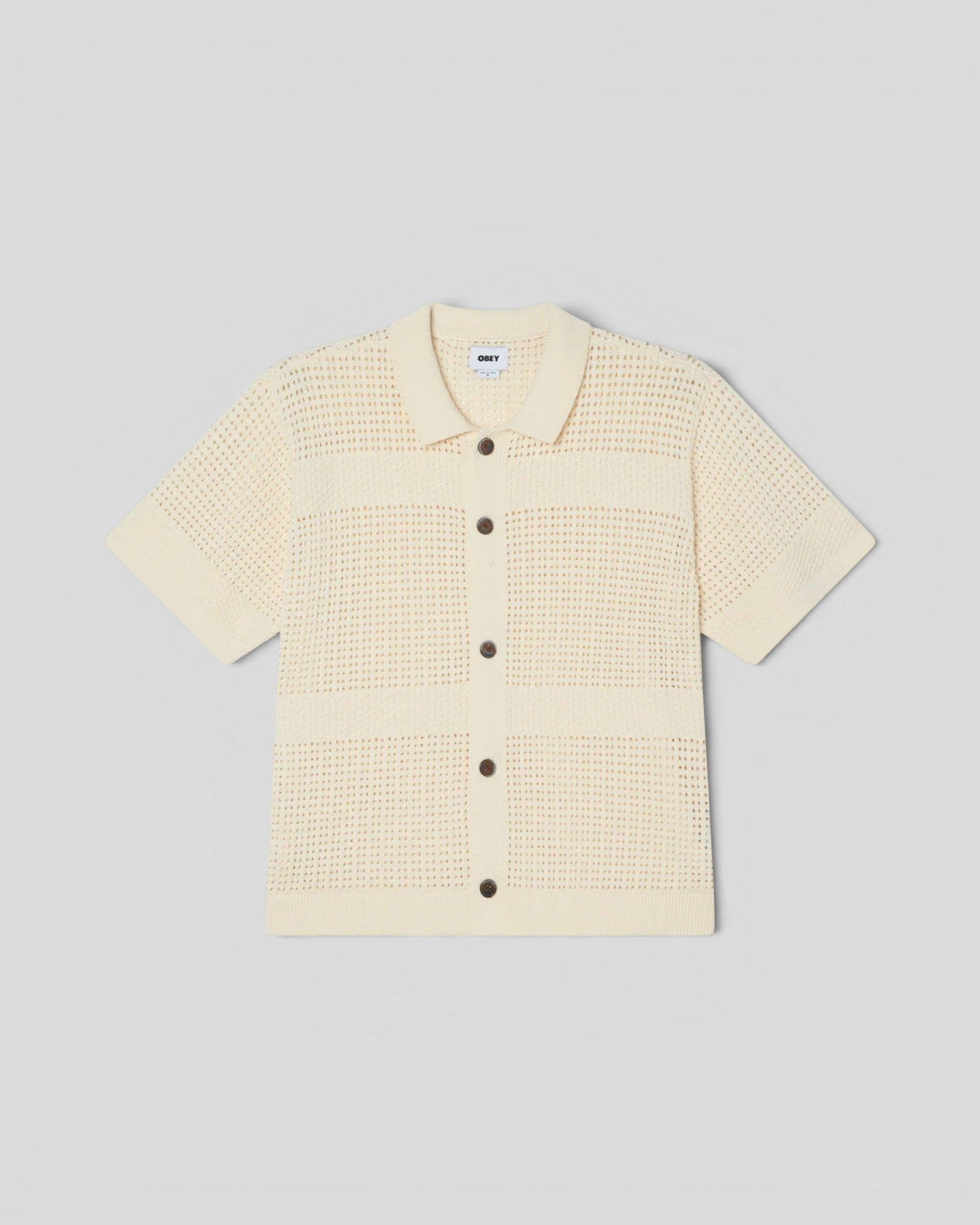 Obey || Zach Sweater Shirt - Unbleached - M' Obey