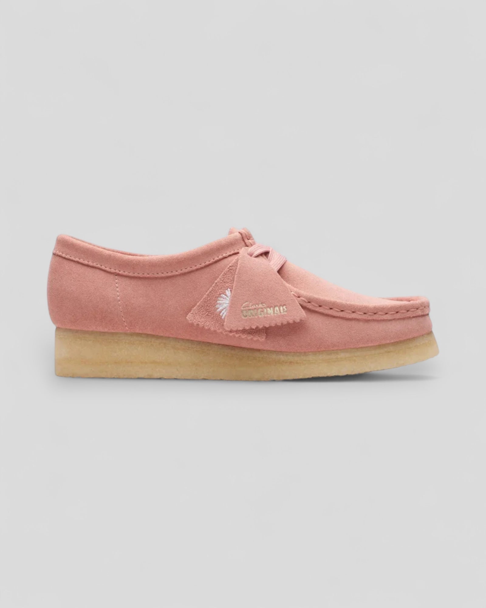 Clarks || Wallabee - Blush Pink Suède Clarks