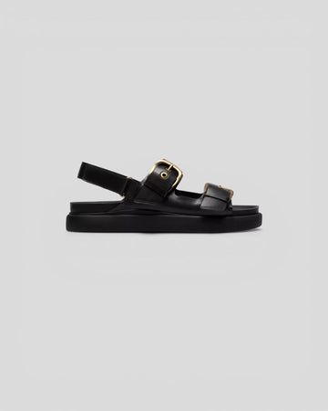 Clarks || Aristella Bay - Black Leather Clarks