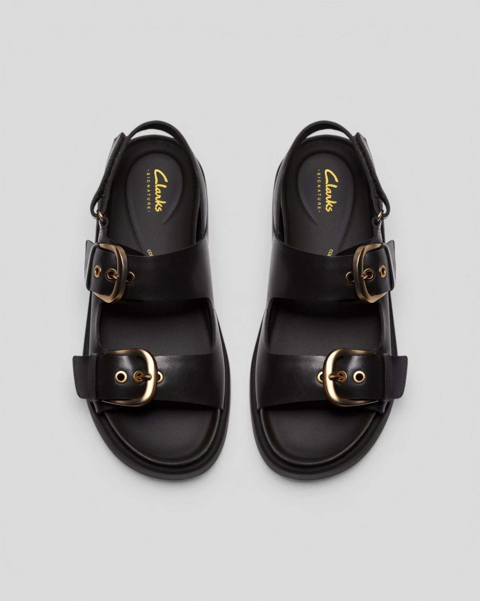 Clarks || Aristella Bay - Black Leather Clarks