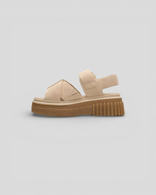 Clarks || Evamar Wish - Ecru Suede Clarks