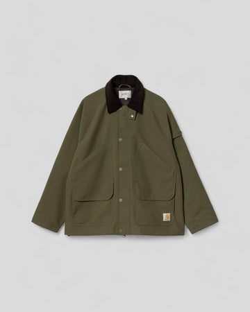 Carhartt || Clarton Jacket - Office Green /Black