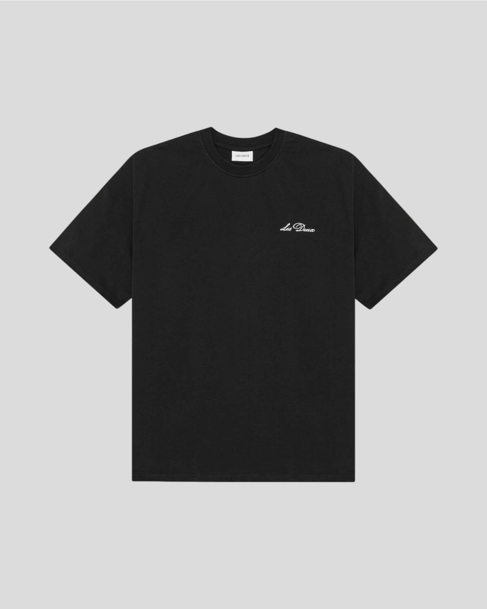 Les Deux || Crew T-Shirt - Black/ White Les Deux