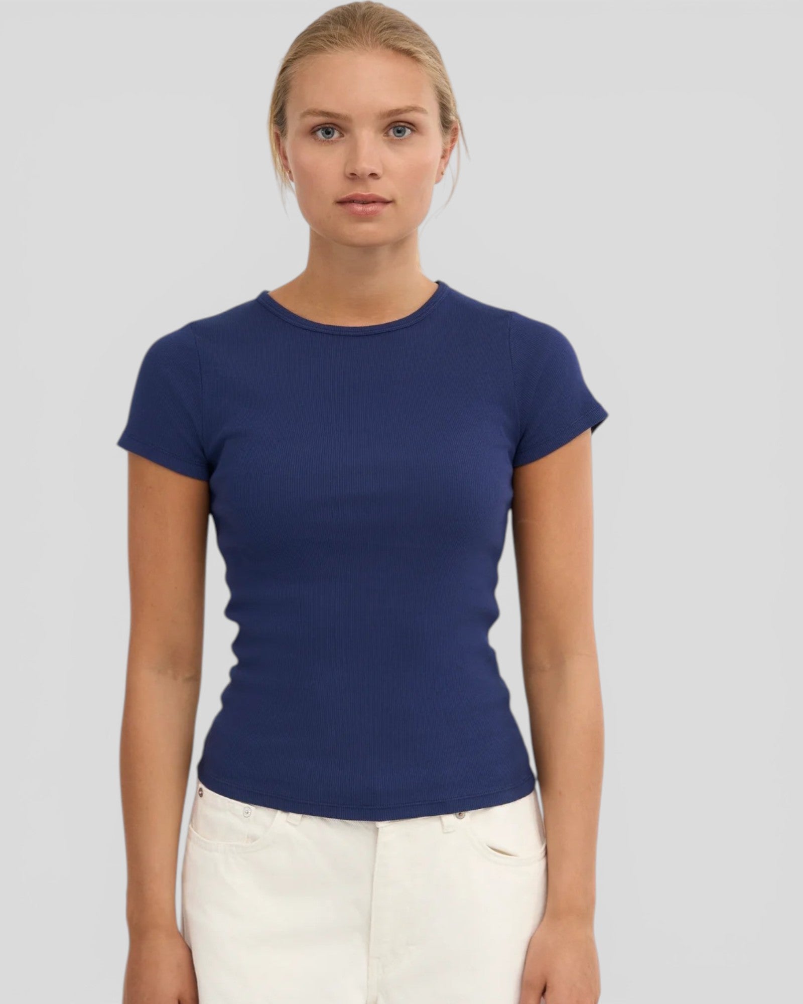 Colorful Standard || Organic Rib tee - Marine Colorful Standard