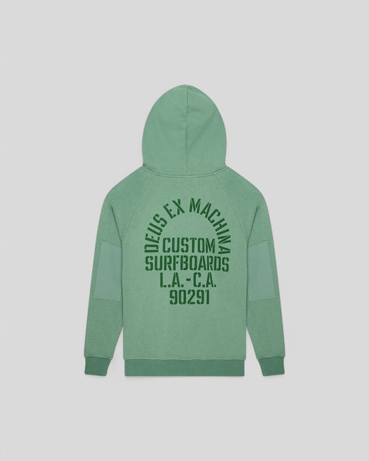 Deus || Quay Hoodie - Shale Green - M"