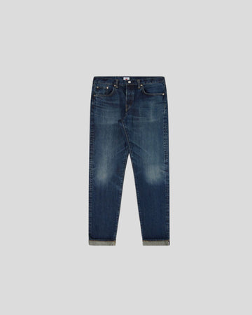Edwin || Regular Tapered Kurabo Made In Japan  - Blue Dark Used Edwin
