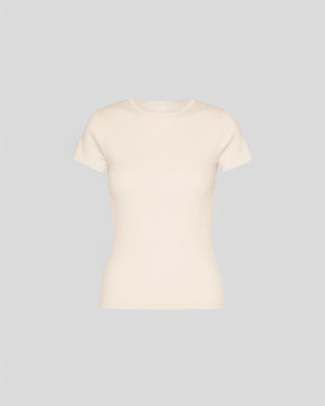 Colorful Standard || Organic Rib SS T-Shirt - Ivory White Colorful Standard