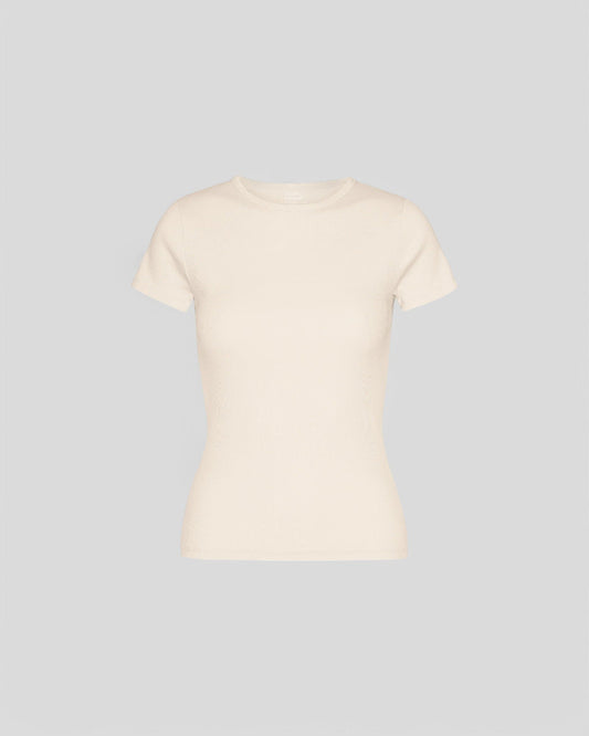 Colorful Standard || Organic Rib SS T-Shirt - Ivory White Colorful Standard