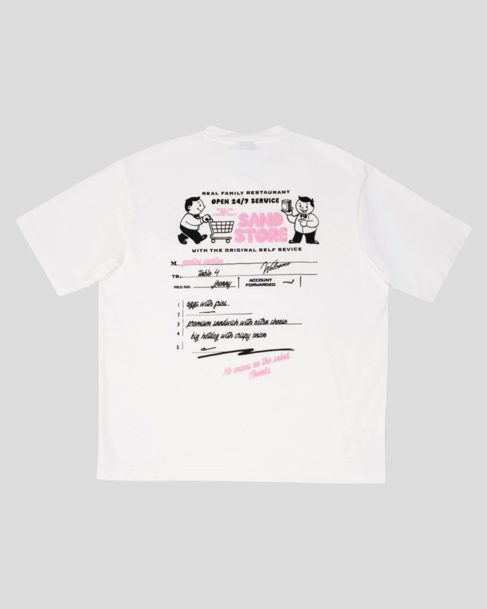 Goodies Sportive || Sand Store Tee - White Goodies Sportive