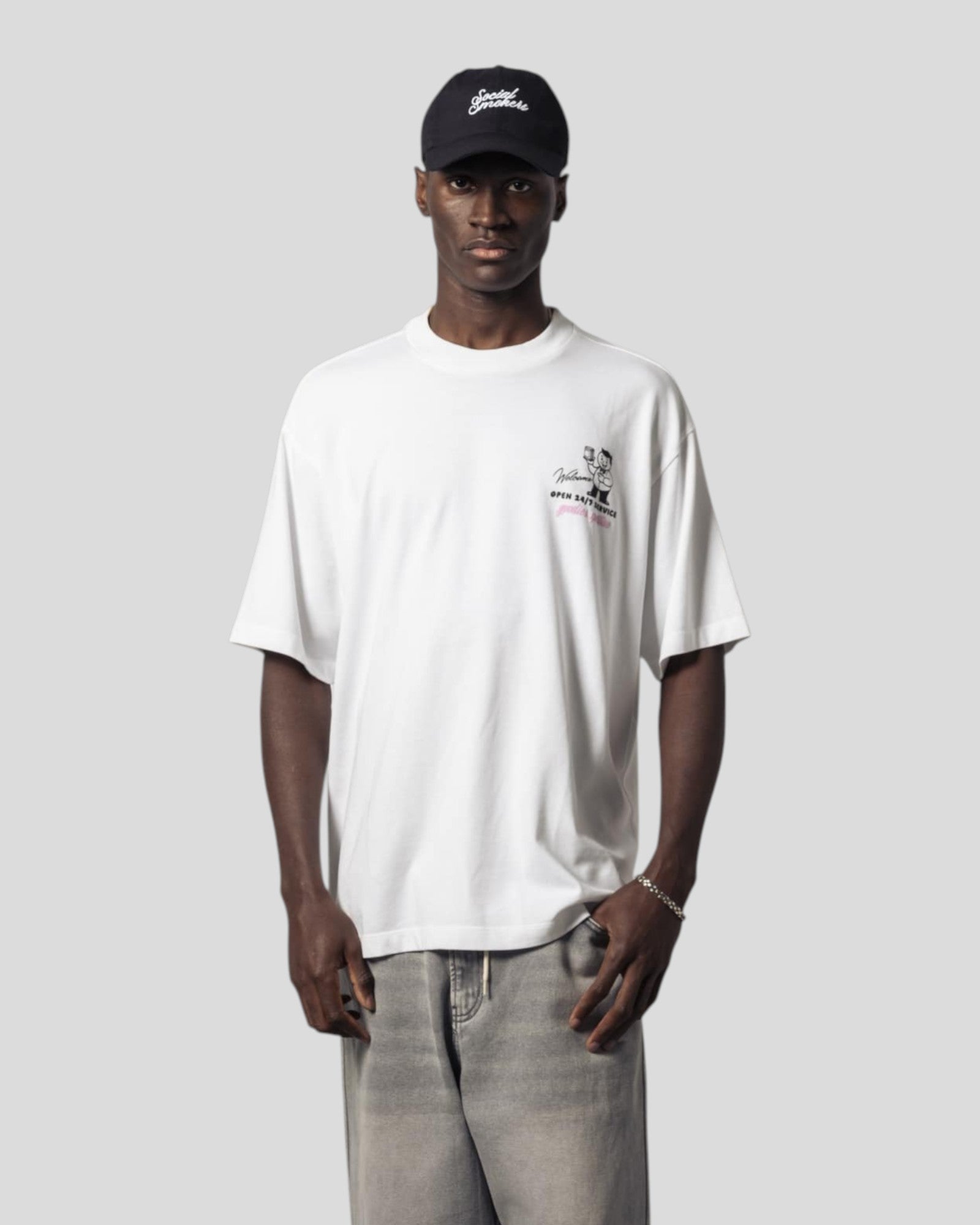 Goodies Sportive || Sand Store Tee - White Goodies Sportive