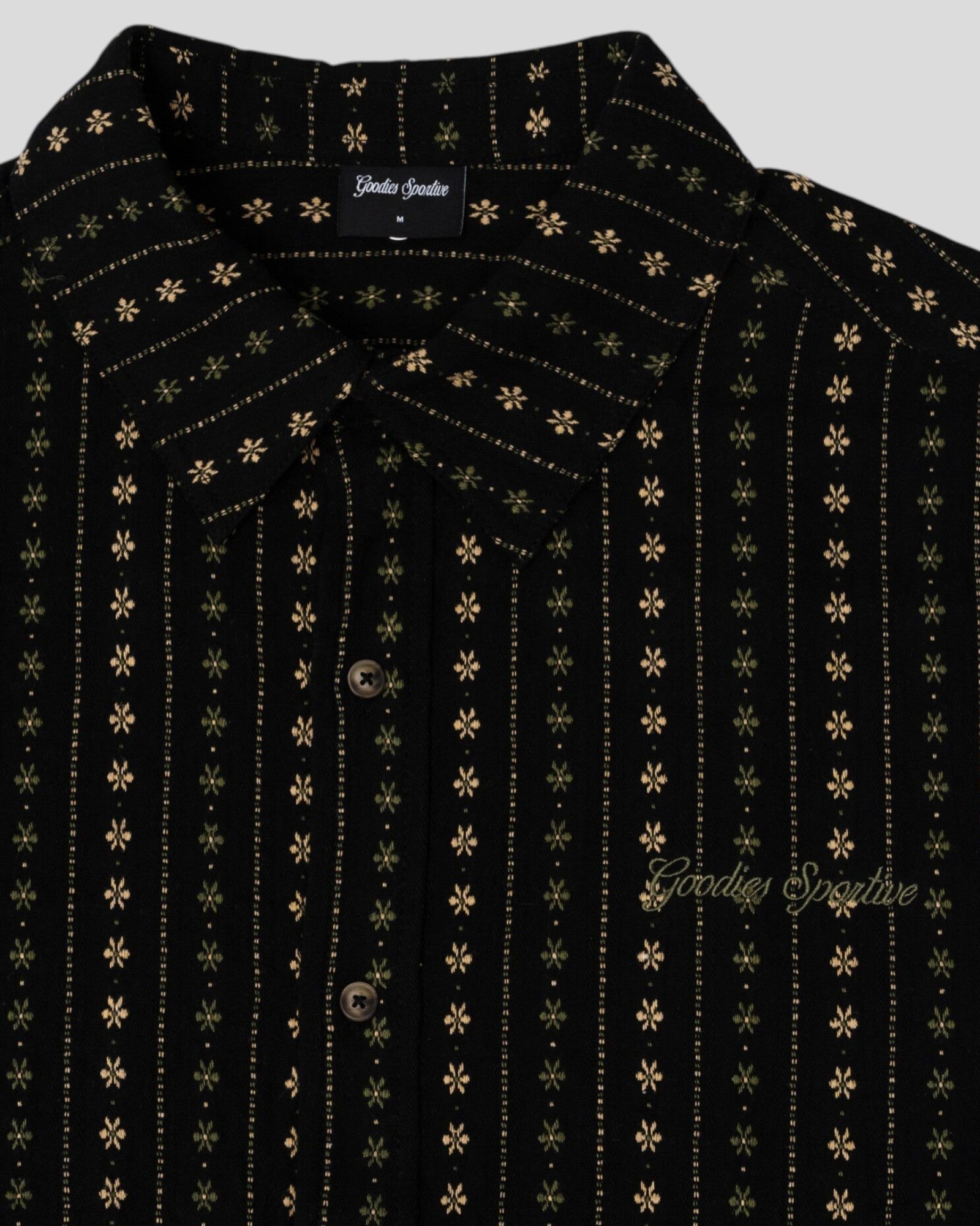 Goodies Sportives || Boxy Thyme Shirt - Black Goodies Sportive