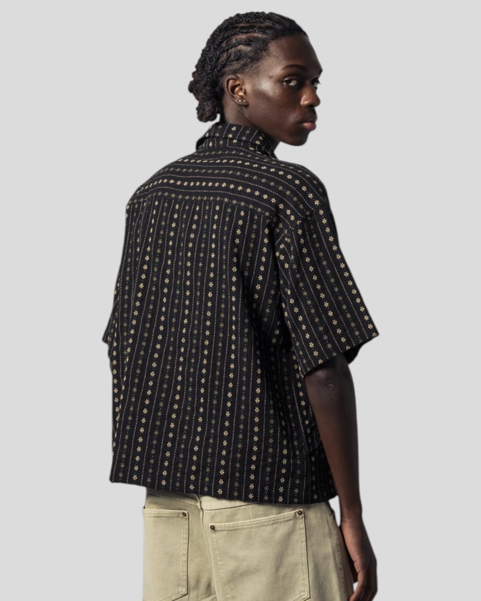 Goodies Sportives || Boxy Thyme Shirt - Black Goodies Sportive