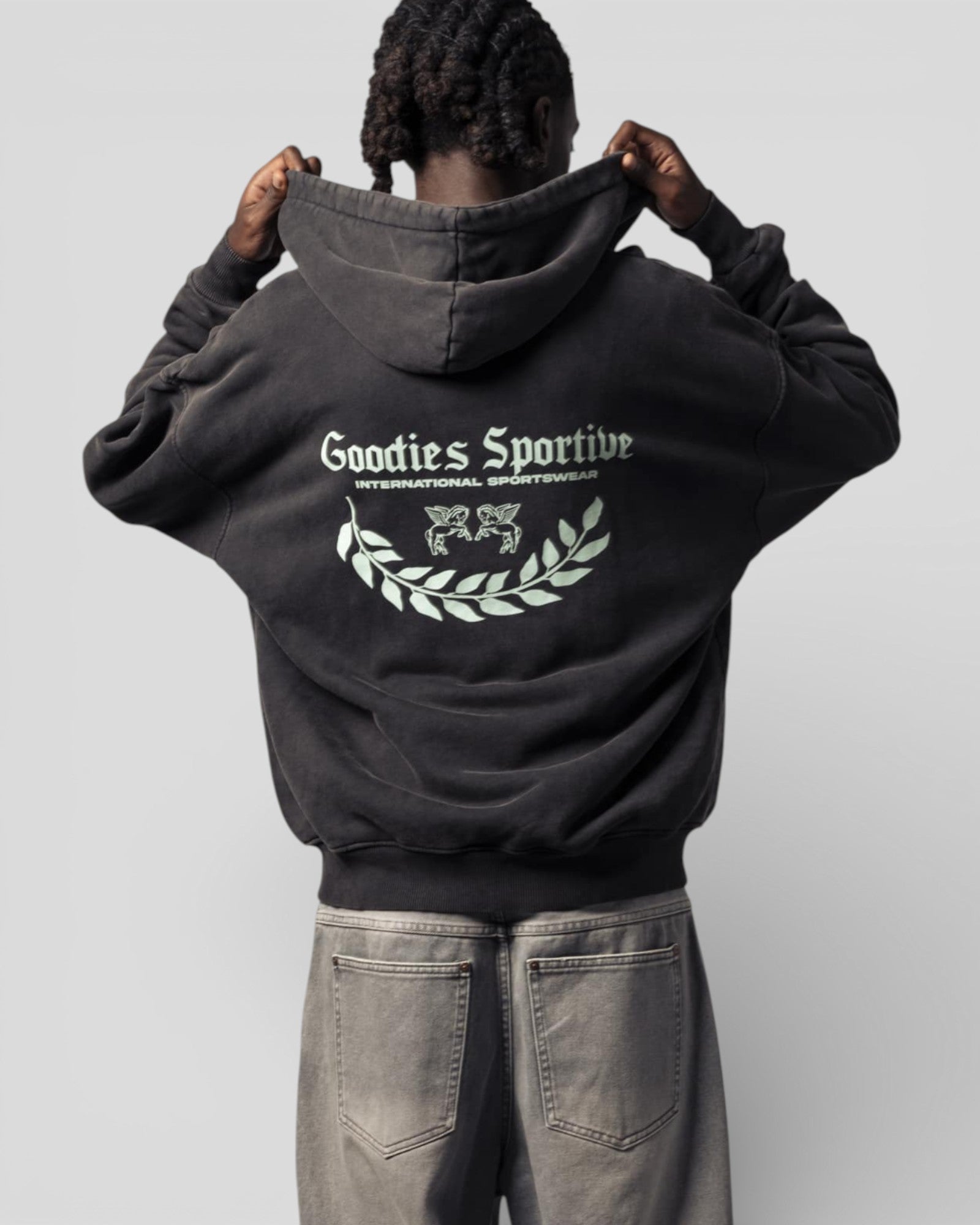 Goodies Sportive || Premium Mint Jacket - Fadeout Black Goodies Sportive