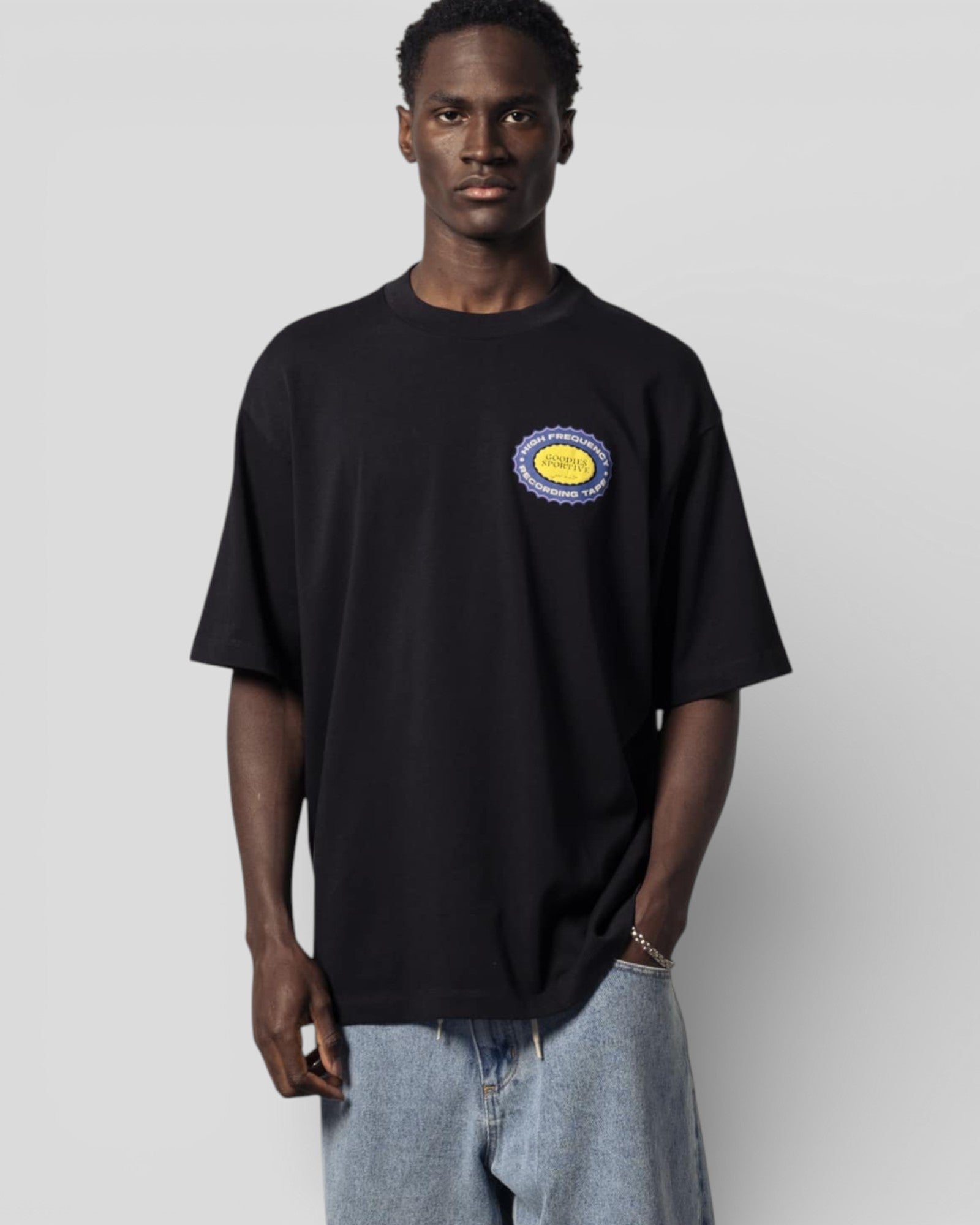 Goodies Sportive || Recording Tape Tee - Black Goodies Sportive