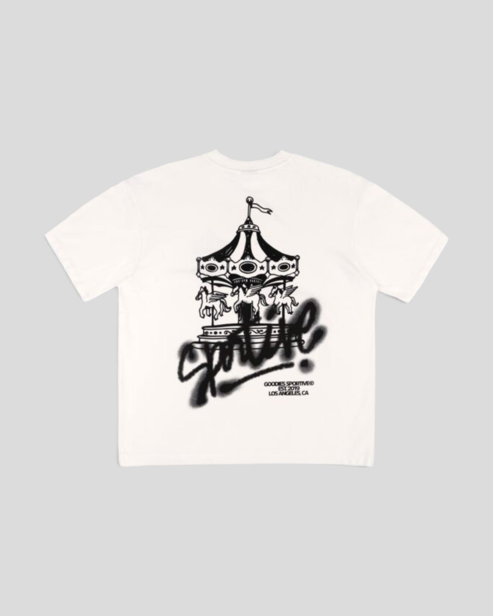 Goodies Sportive || Club Du Carrousel Tee - White Goodies Sportive