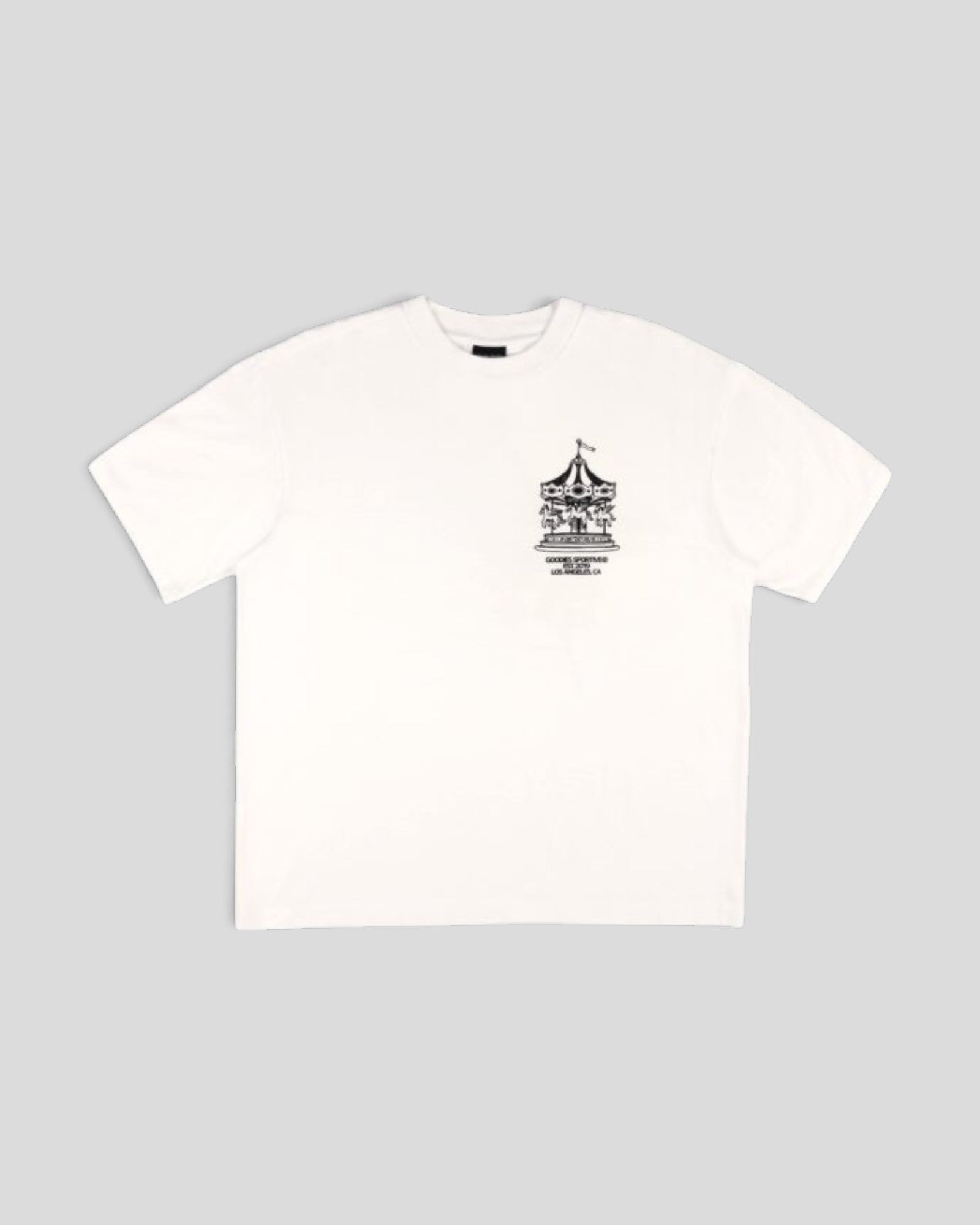 Goodies Sportive || Club Du Carrousel Tee - White Goodies Sportive