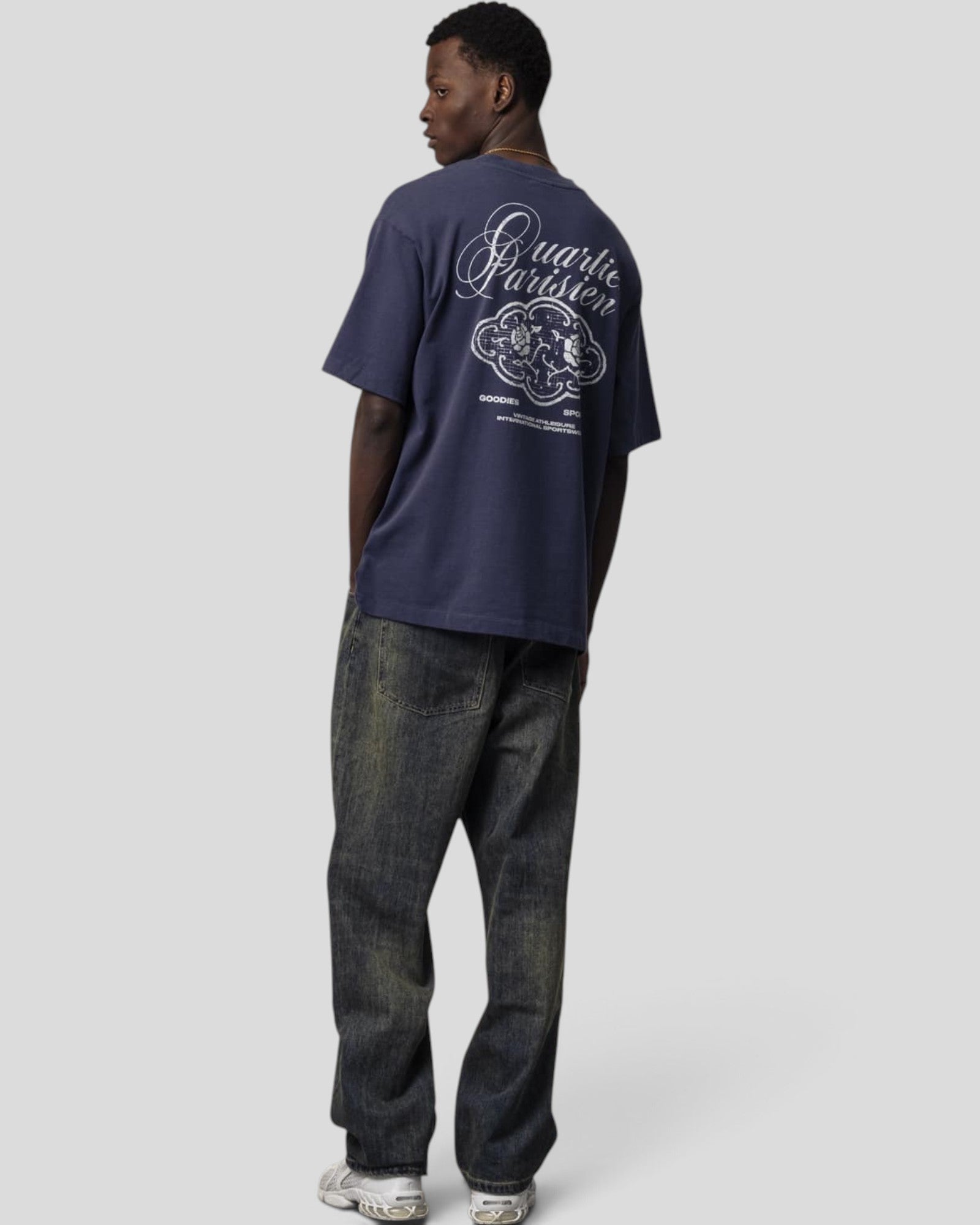 Goodies Sportive || Filigrana T-Shirt - Navy Goodies Sportive