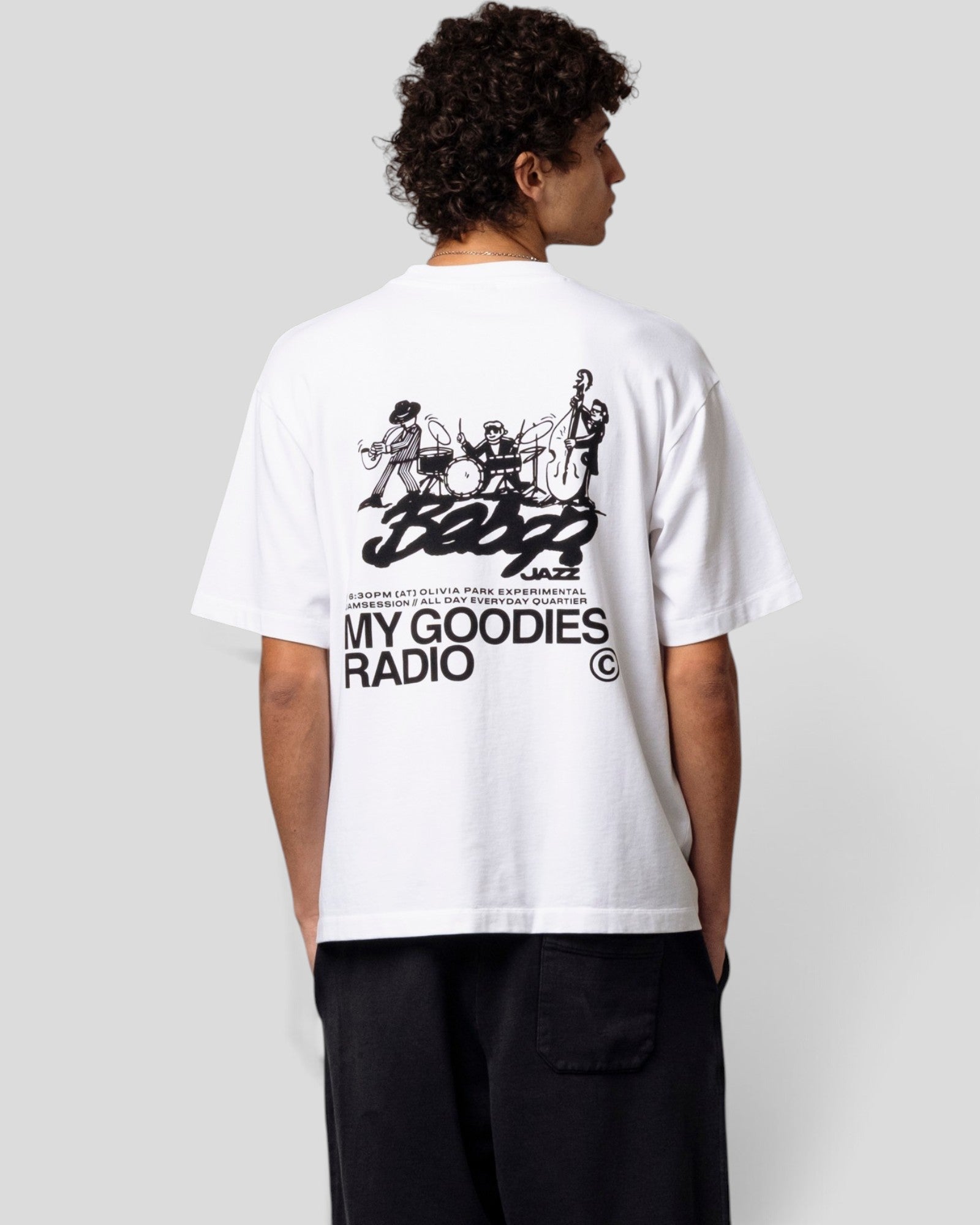 Goodies Sportive || My Goodies Radio T-Shirt - White Goodies Sportive