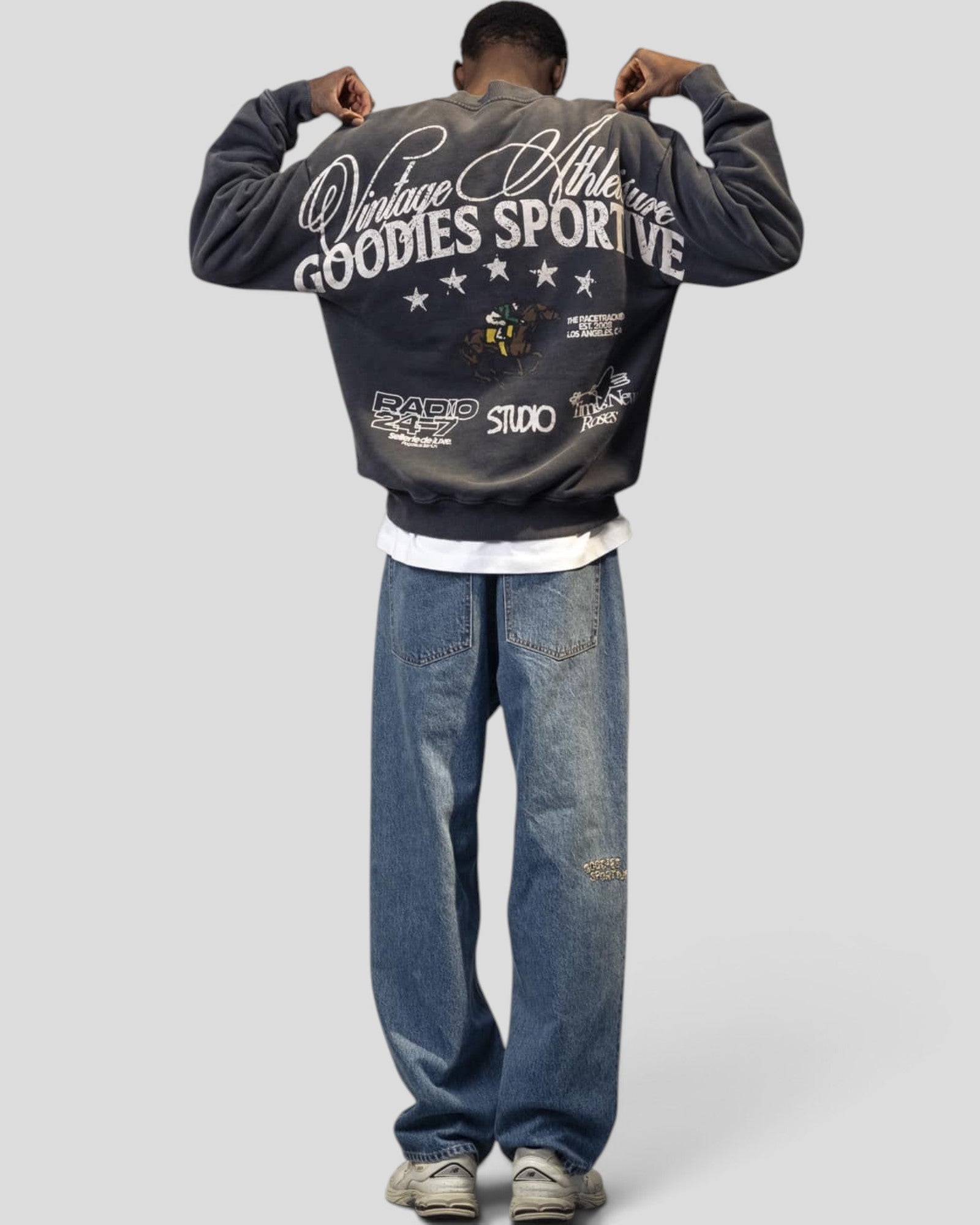 Goodies Sportive || Radio 24:7 Sweat - Grey Fadeout Goodies Sportive