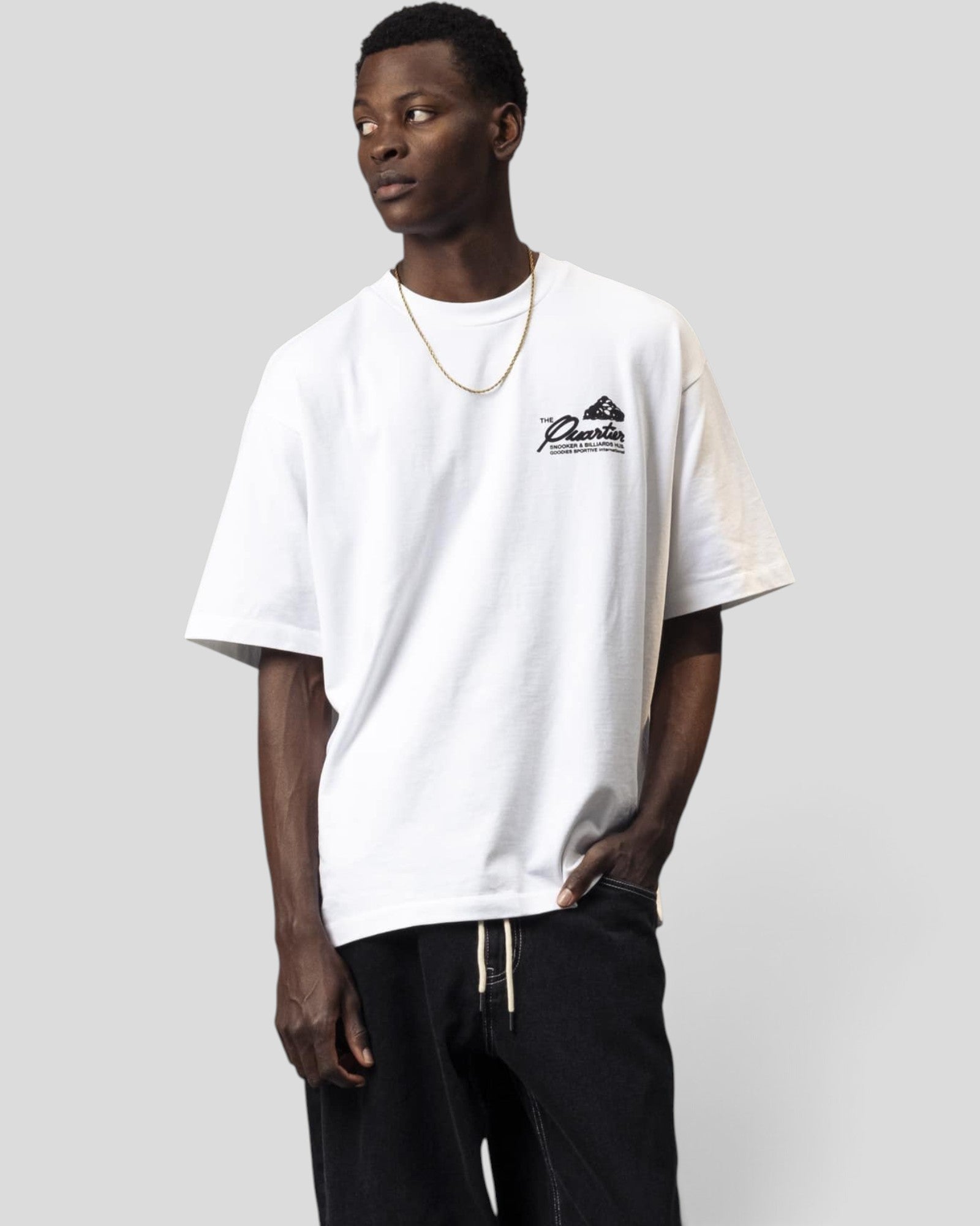 Goodies Sportive || Snooker White T-Shirt - White Goodies Sportive