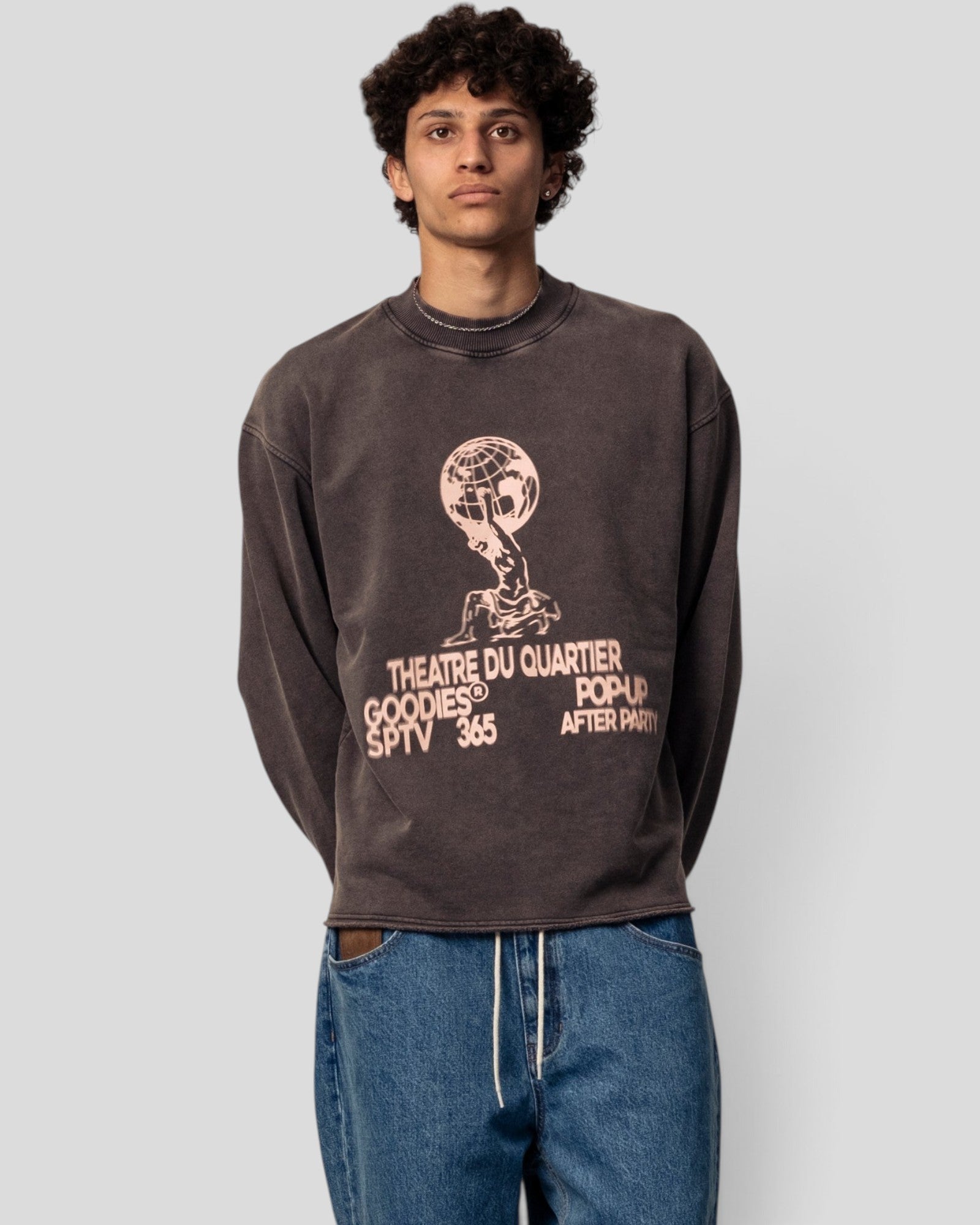 Goodies Sportive || Theatre Du Quartier Sweat - Eggplant Goodies Sportive