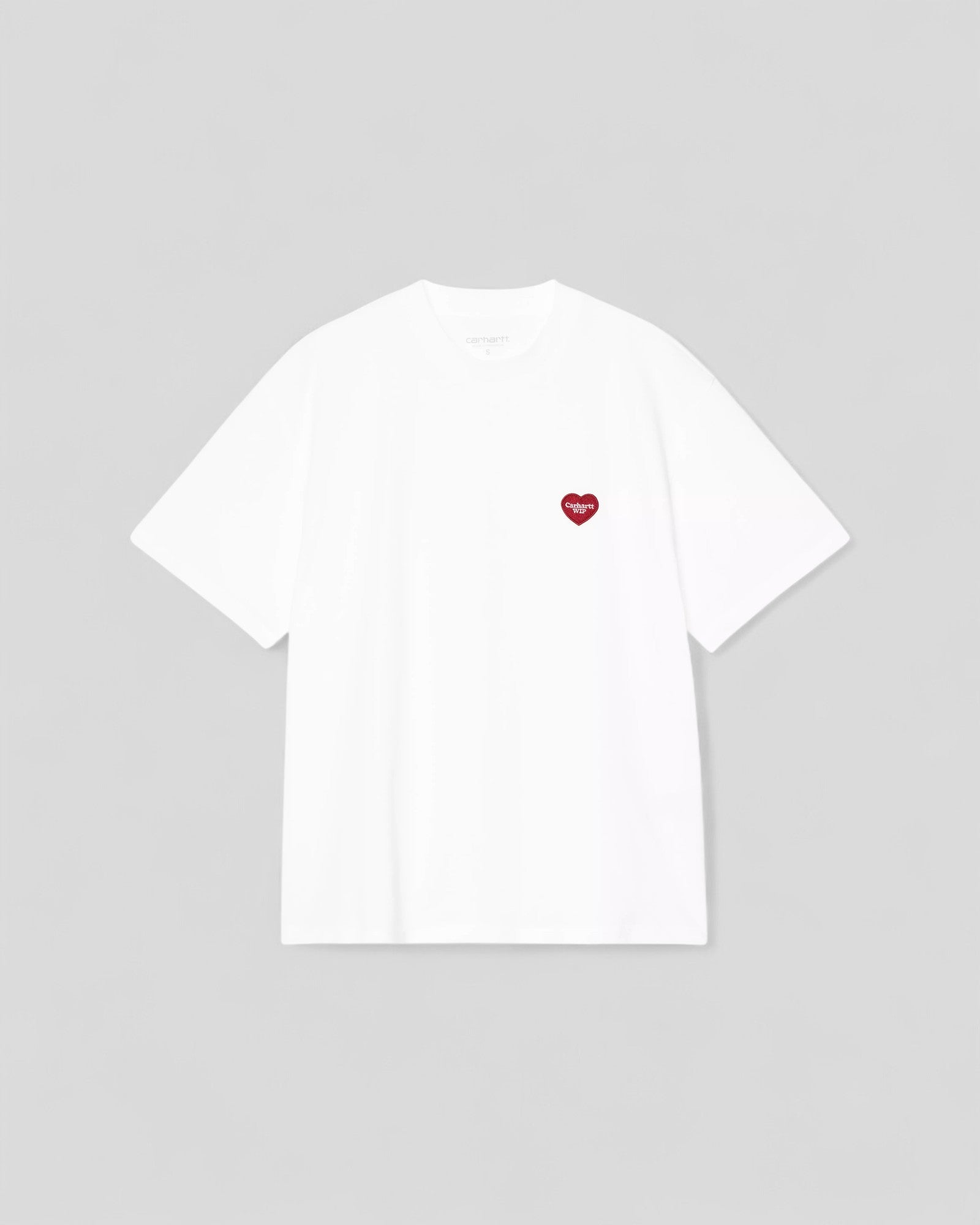 Carhartt || W' S/S Heart II Hart T-Shirt - White Carhartt