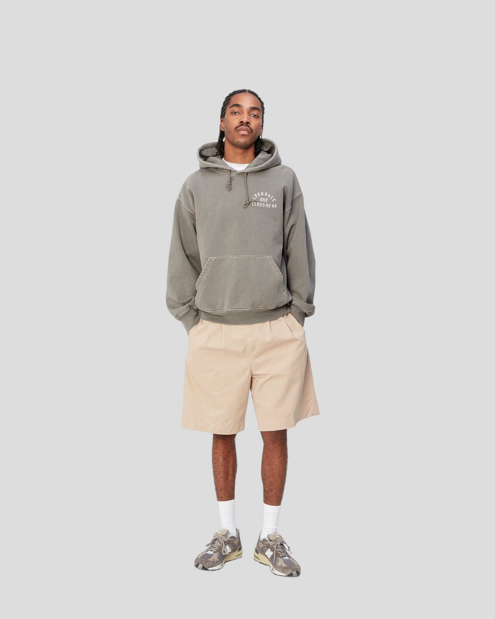 Carhartt ||Hooded Class Of 89 Sweat - Dundee / White Carhartt