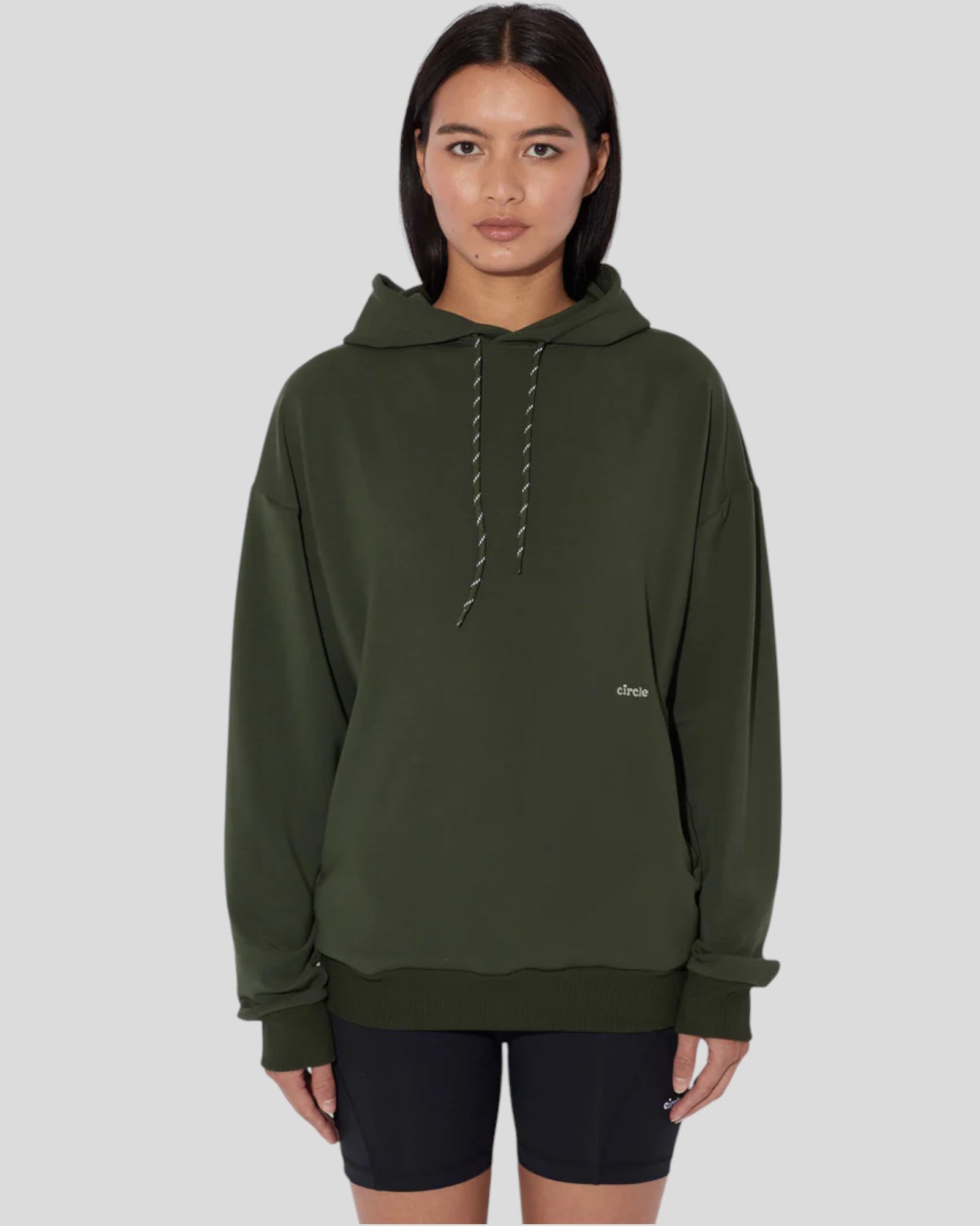 Circle || Hoodie Get Lucky - Moss Circle