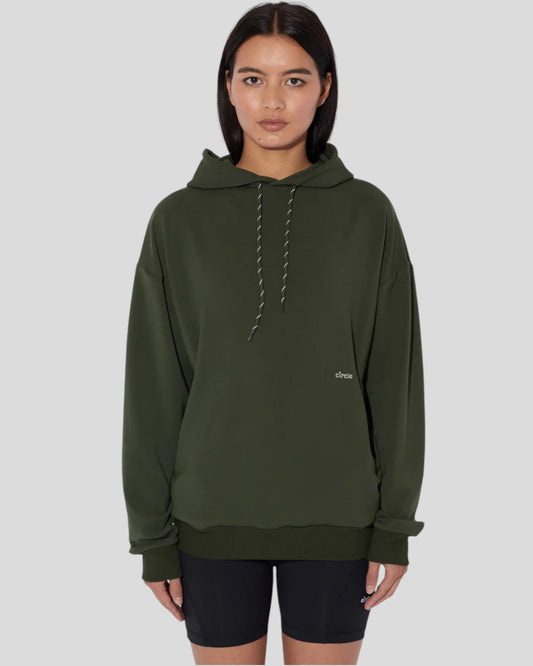 Circle || Hoodie Get Lucky - Moss Circle