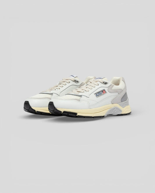 Autry || Hyperway Low Man - GN01 Mesh / White / Grey