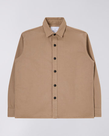 Edwin || Sebastian Shirt LS - Dark Brown Washed Edwin