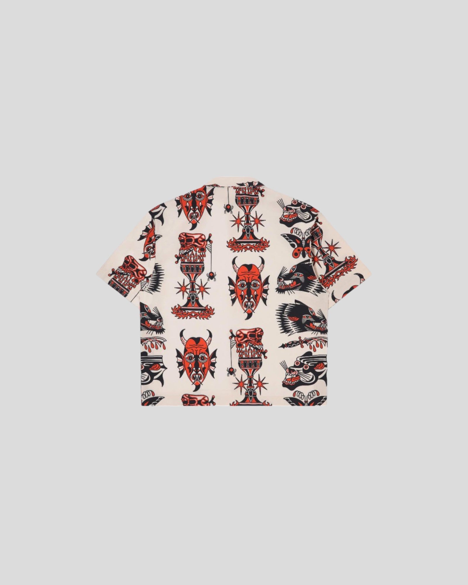 Edwin || Teide Flash Shirt SS AOP Poplin - Multicolor Edwin