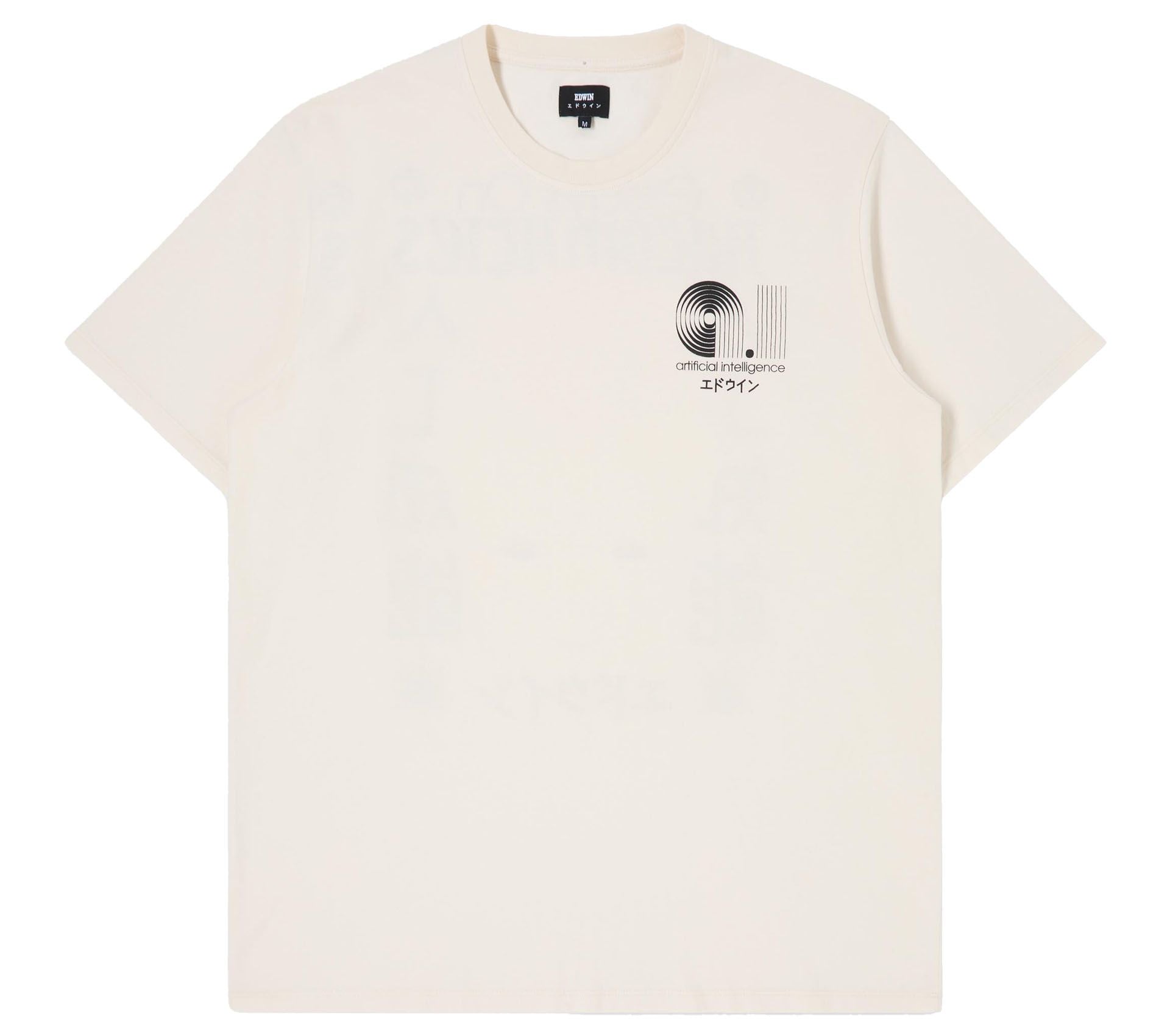 EDWIN || ESSAYS ON AUTOMATICS T SHIRT ~ WHISPER WHITE Edwin