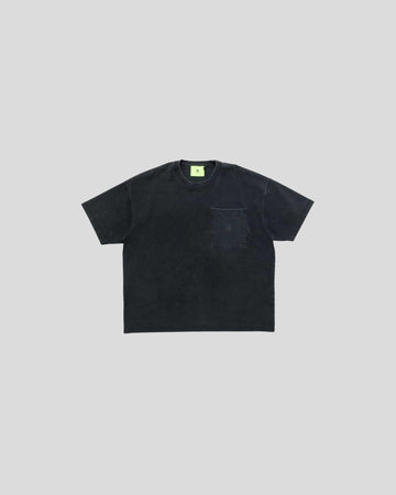 New Amsterdam || Wax Tee Washed  - Black - W' New Amsterdam