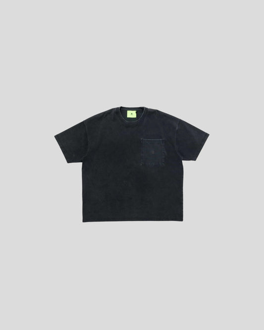 New Amsterdam || Wax Tee Washed  - Black - W' New Amsterdam