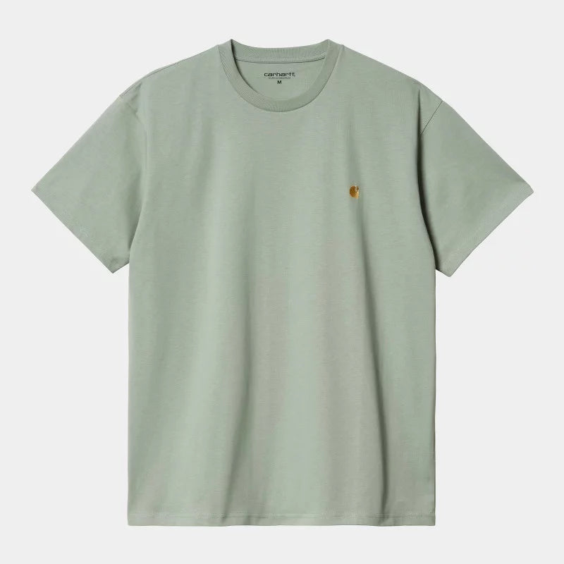Carhartt - Chase T-shirt - Glassy Teal / Gold Carhartt