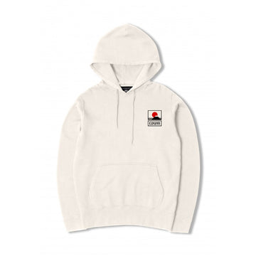 EDWIN || SUNSET ON MT FUJI HOODIE ~ WHISPER WHITE Edwin
