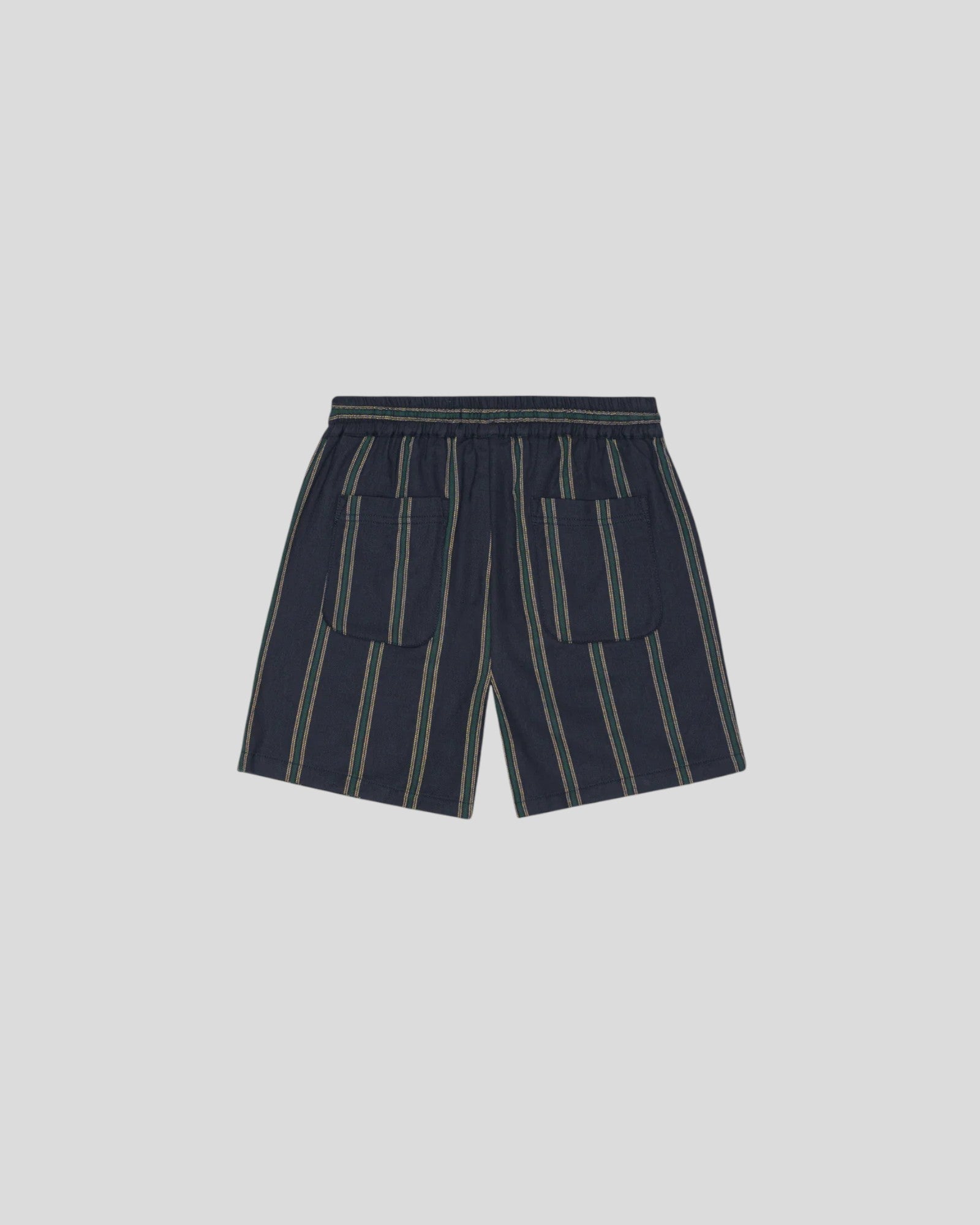 Les Deux || Lawson Stripe Shorts - Dark Navy Les Deux