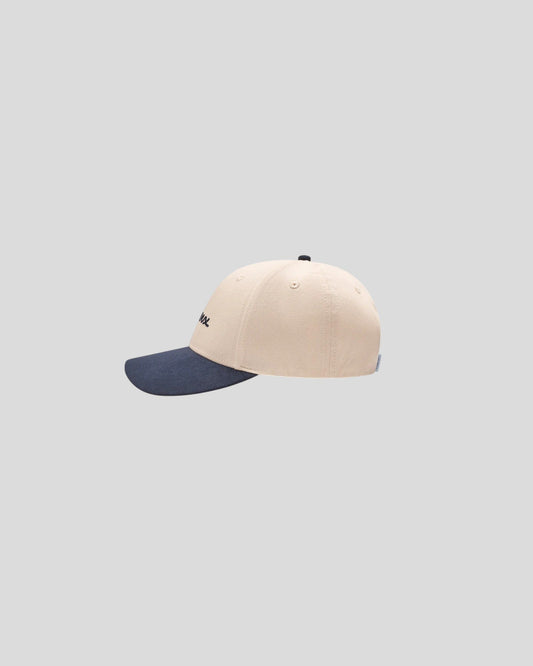 Les Deux || Brad Contrast Suede Baseball Cap -Ivory2 Les Deux